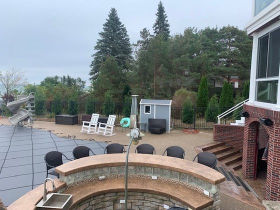 Green Giant arborvitae installation in Oakland or Macomb County